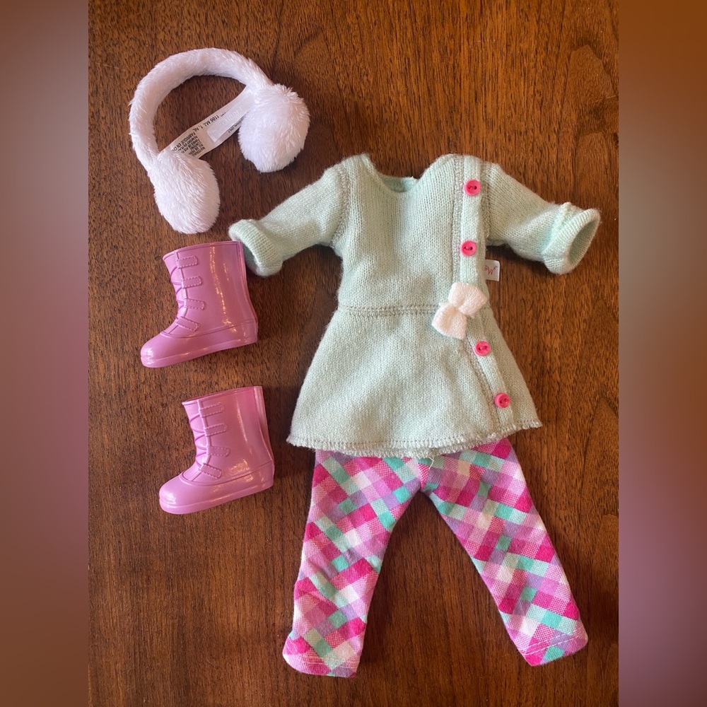 American Girl Wellie Wishers winter outfit